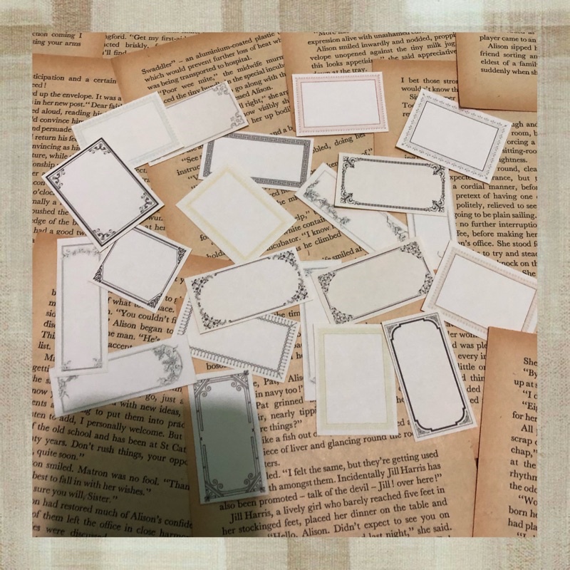 

Stiker | Stickers Frame white aesthetic #(028)