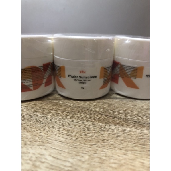 PBU Moist Sunscreen SPF 50 1 buah Tabir Surya Sunblock pot