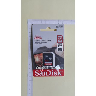 SANDISK ULTRA SDCARD 32GB 48MB/S CLASS 10 - SD CARD 32 GB