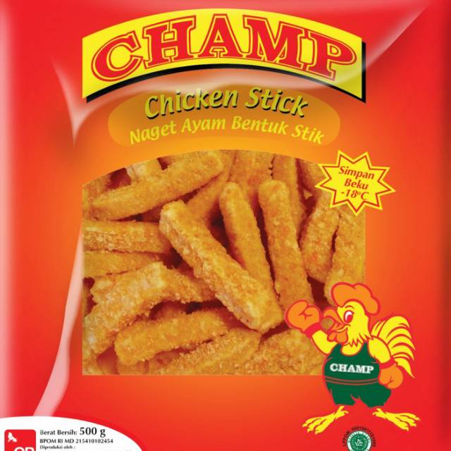 

Chicken stick / nugget stik CHAMP 500gr