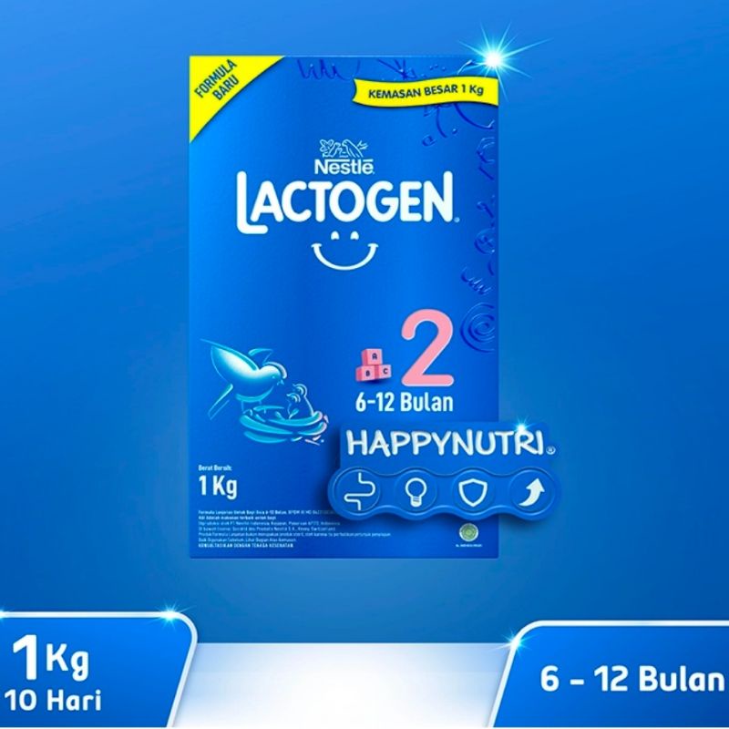 LACTOGEN 2 1KG USIA 6-12 BULAN