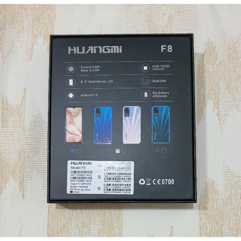 Huangmi F8 Xr 4g Lte 6 5 Waterdrop Lcd 4gb 32gb Fingerprint Batt 4 000mah Huang Mi Garansi Resmi Shopee Indonesia