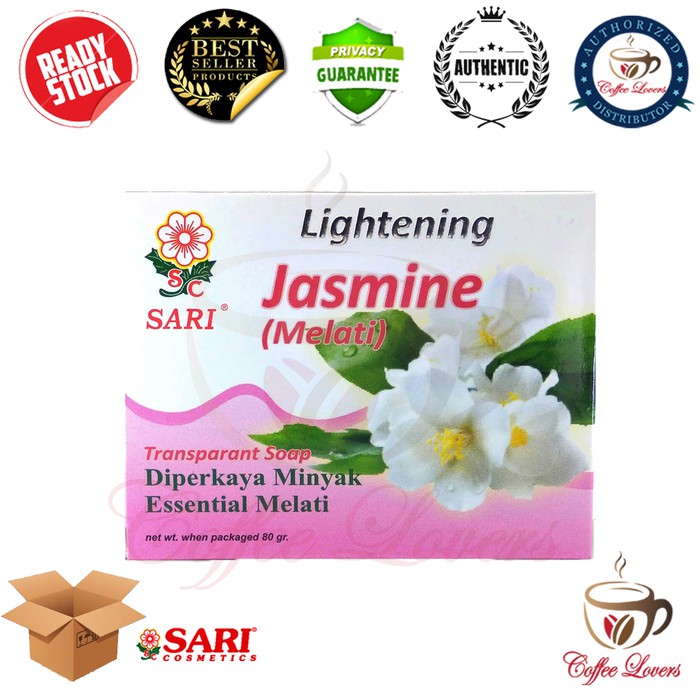 

SABUN SARI COSMETICS LIGHTENING JASMINE MELATI TRANSPARAN SOAP