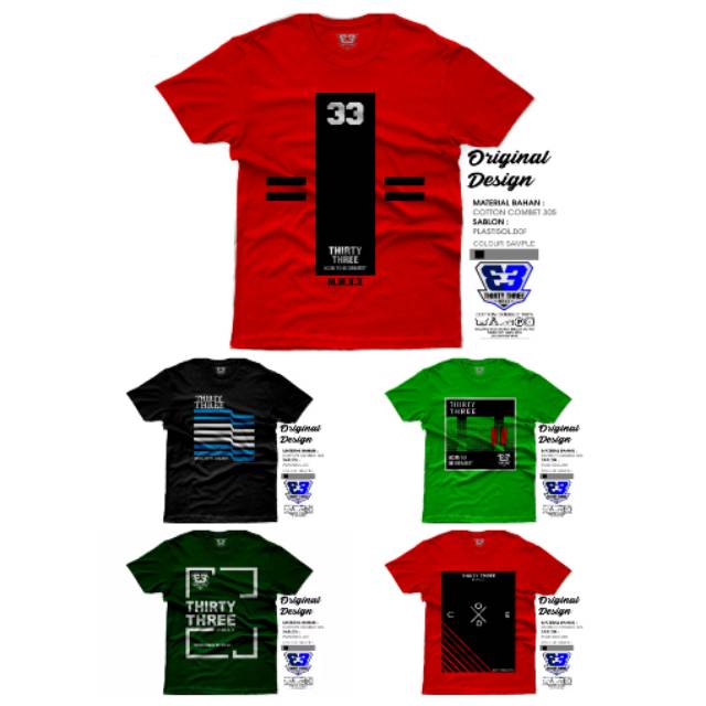  Kaos  Distro  Anak  THIRTY THEREE Kaos  anak  Laki Laki 2 9th 