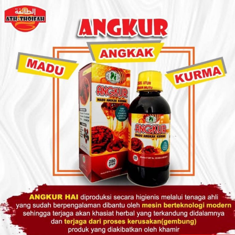 

Bny31 ANGKAK KURMA - Madu ANGKUR - Madu Angkak Kurma 280 gram - PRIMAKUR