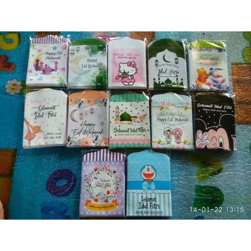 

amplop lebaran ukuran 8*6.7 cm