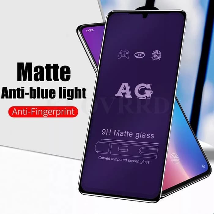 OPPO A78 5G A16 A15S A15 A1K A33 A53 A92 A52 TEMPRED GLASS KACA BLUE LIGHT ANTI RADIASI TEMPERED MATTE ANTI MINYAK SCREEN GUARD PELINDUNG LAYAR