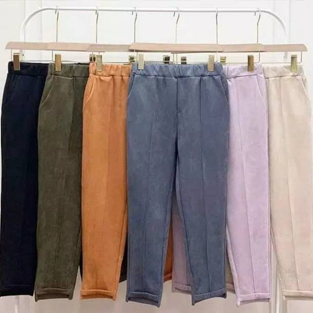 Celana Bahan Suede / Jolla Pants Suede