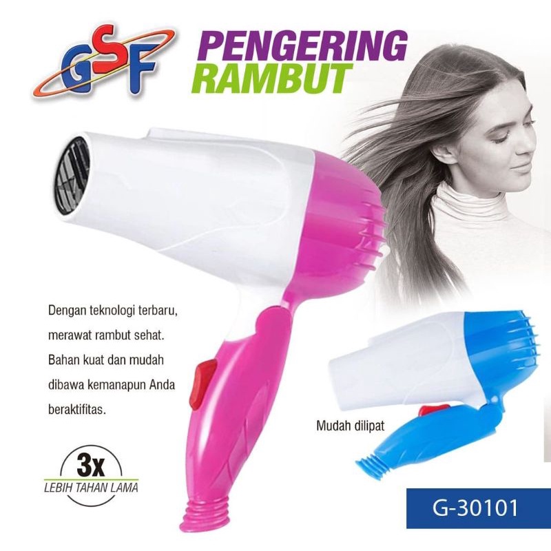 Hair Dryer GSF G30101 Pengering Rambut Lipat