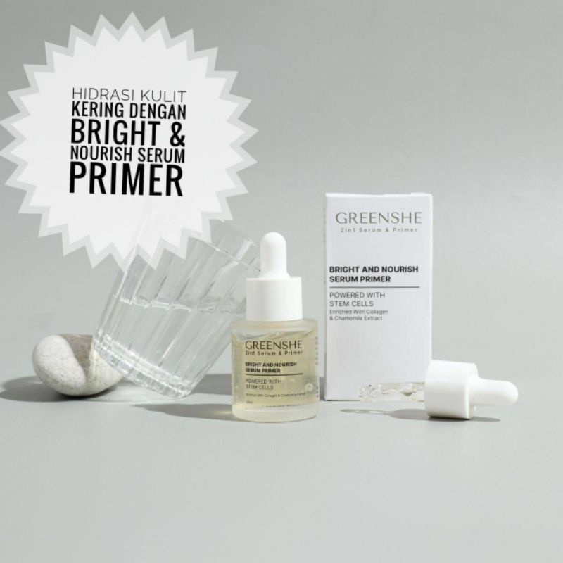 SERUM BRIGHT & PRIMER GREENSHE