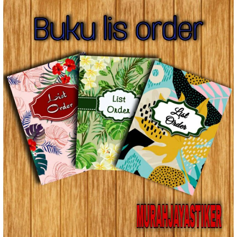 

buku list order murah / buku list order olshop murah