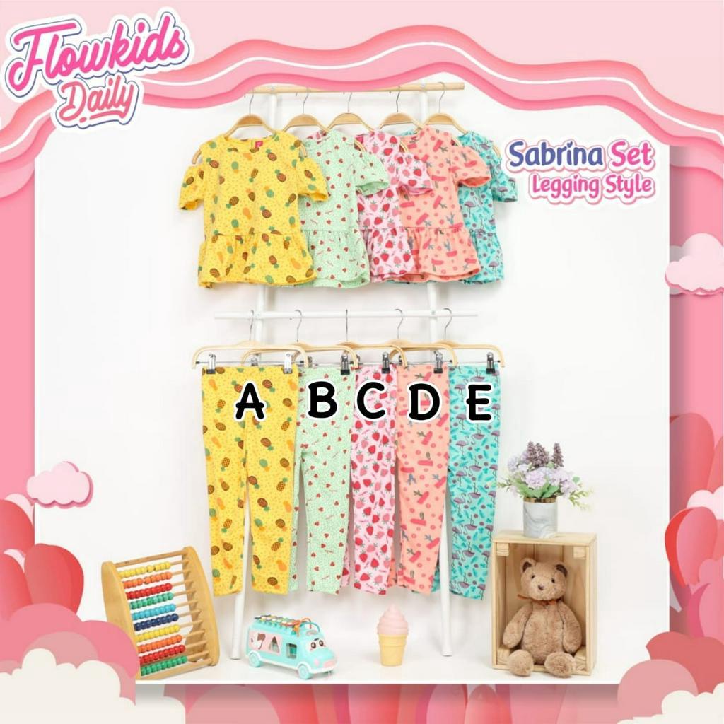 SETELAN ANAK PEREMPUAN DAILY SABRINA SET LEGGING 2-5TH