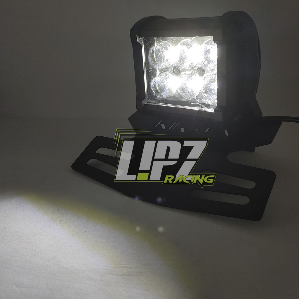 LAMPU HEADLIGHT LAMPU DEPAN LED RX-KING / RX-SPESIAL LED 6 MATA PEARL CAHAYA PUTIH + BRACKET DUDUKAN LAMPU DEPAN