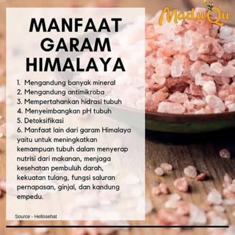 

termurah Garam Himalaya/Himalayan salt Kemasan 50gr