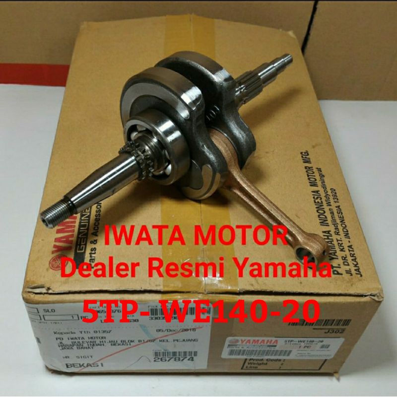 CRANKSHAFT ASSY - KRUK AS YAMAHA JUPITER Z LAMA 110, VEGA LAMA 110 5TP-WE140-20