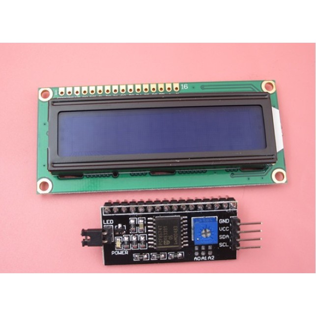 HQ 1602 16x2 HD44780 Character LCD with IIC/I2C