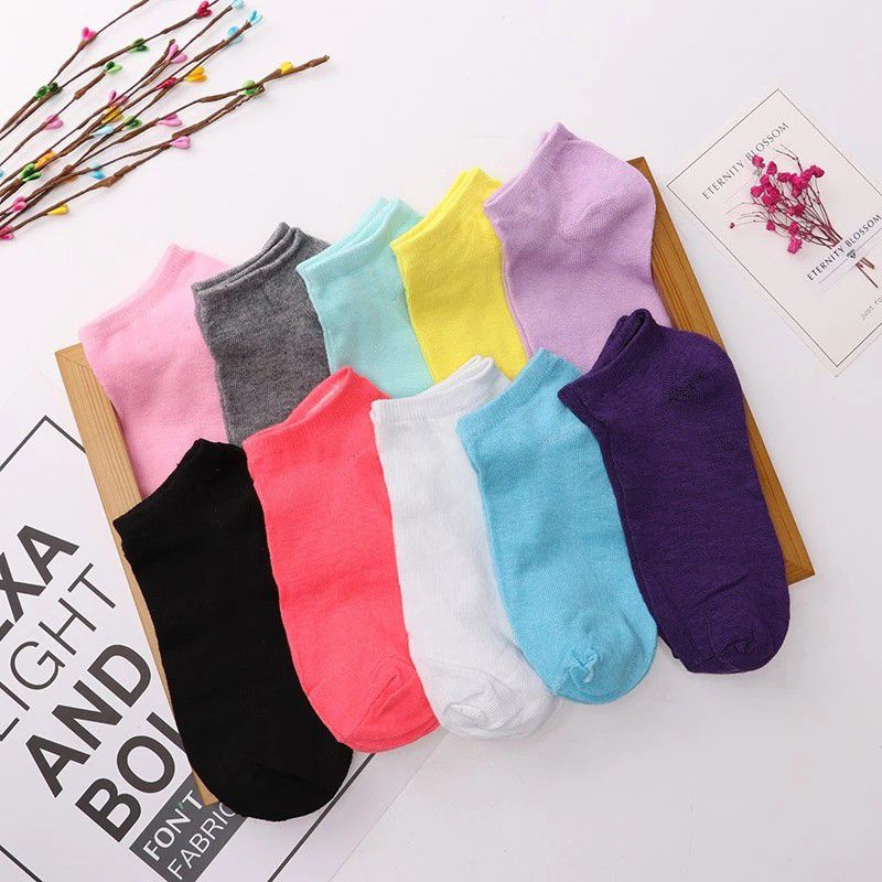 KAOS KAKI ANKLE POLOS / SHORT SOCKS PENDEK SEMATA DEWASA (BEPINK OFFICIAL)