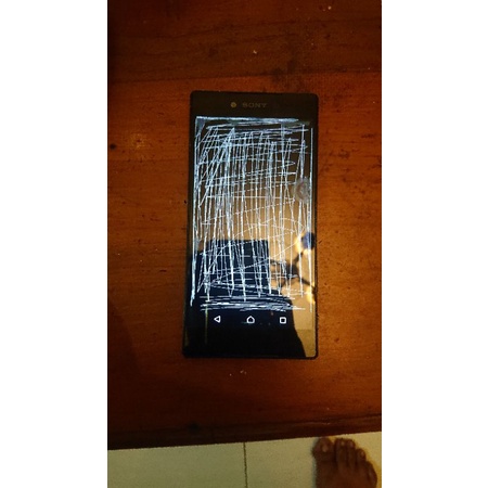 lcd sony z5 premium dual minus set frame 100% original