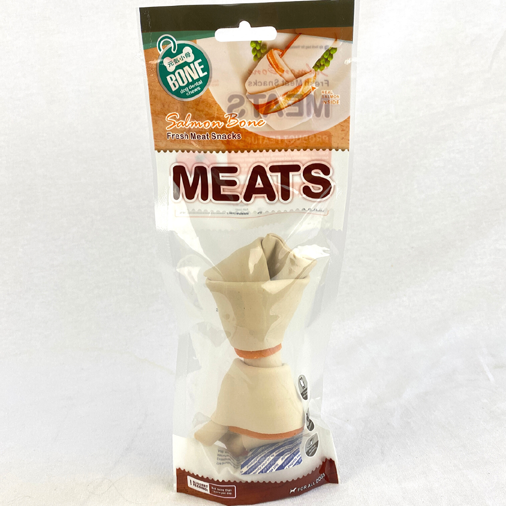 

ORGO Snack Dental Anjing MEATS Salmon Flavor Knotted bone Large 1pc