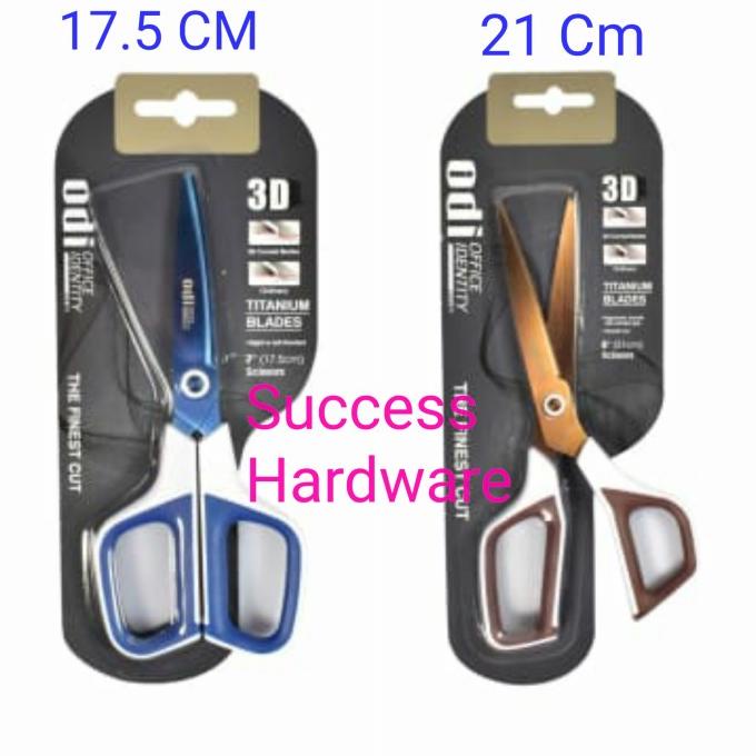 

------] GUNTING 3D CURVED BLADE TITANIUM ODI SCISSORS WITH 3D BLADE 17.5CM