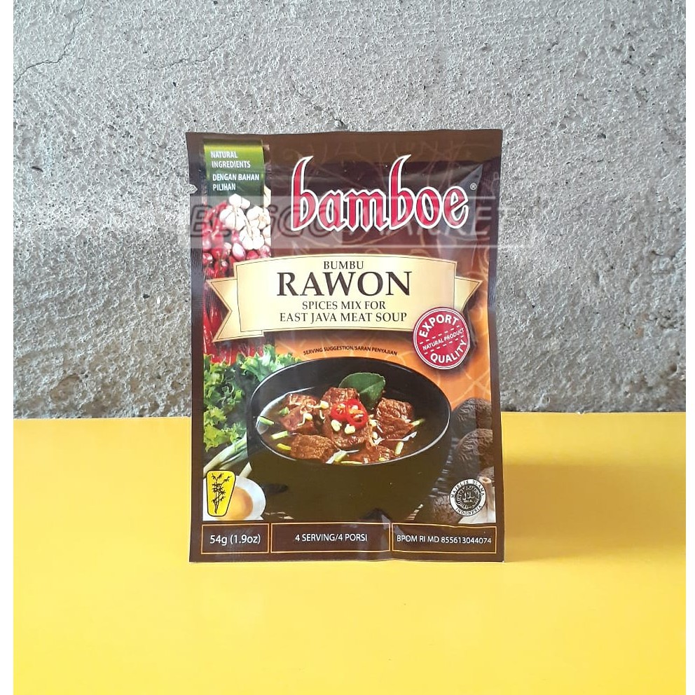 

Bamboe Bumbu Instant Rawon 54G