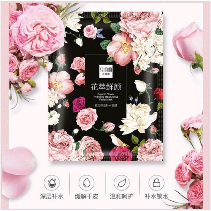 [TERMURAH] SENANA ORGANIC FLOWER MASK SENANA FACIAL MASK