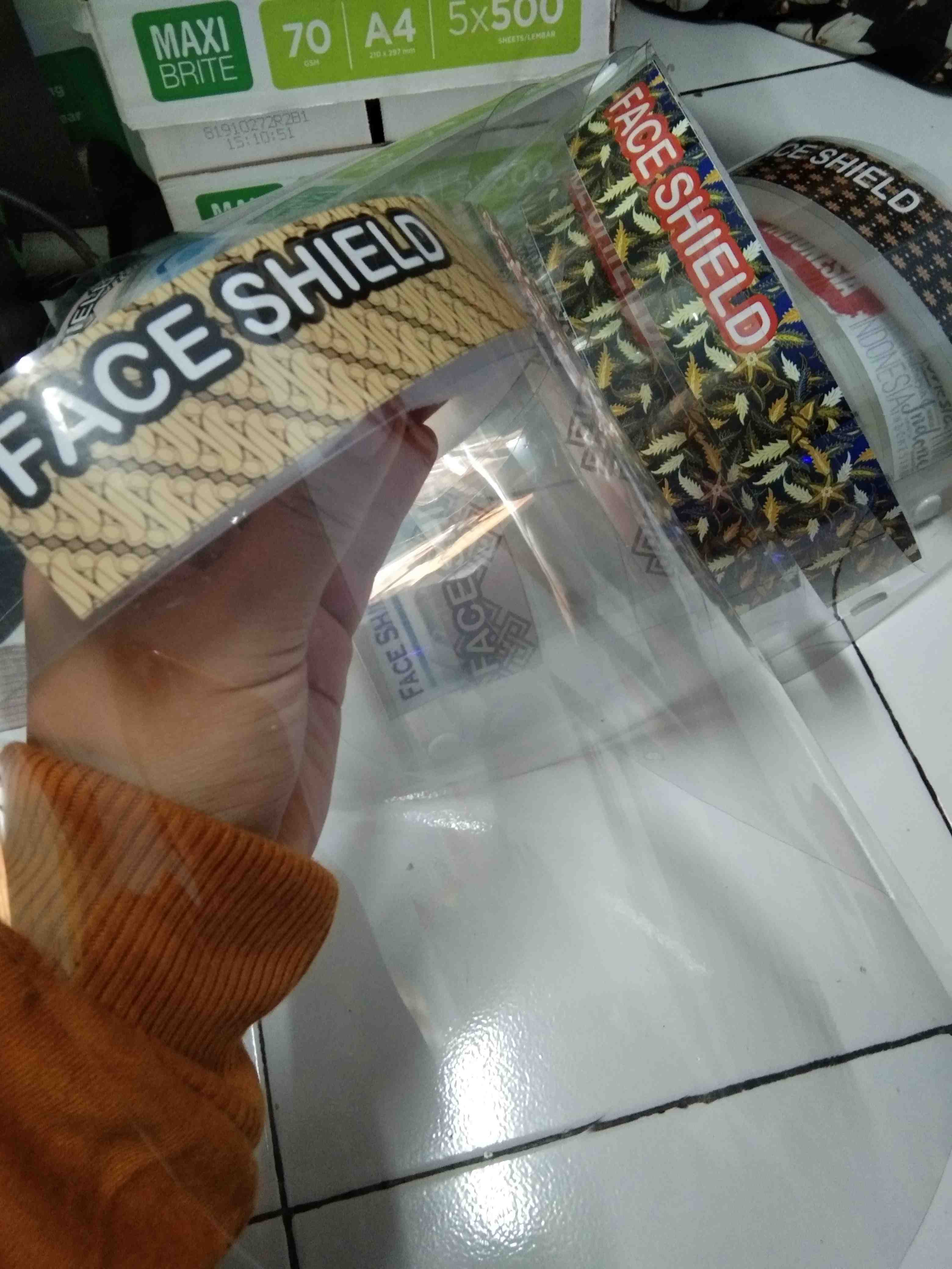 Face Shield Dewasa Bisa Buka Tutup / Pelindung Muka Wajah / Apd Kesehatan