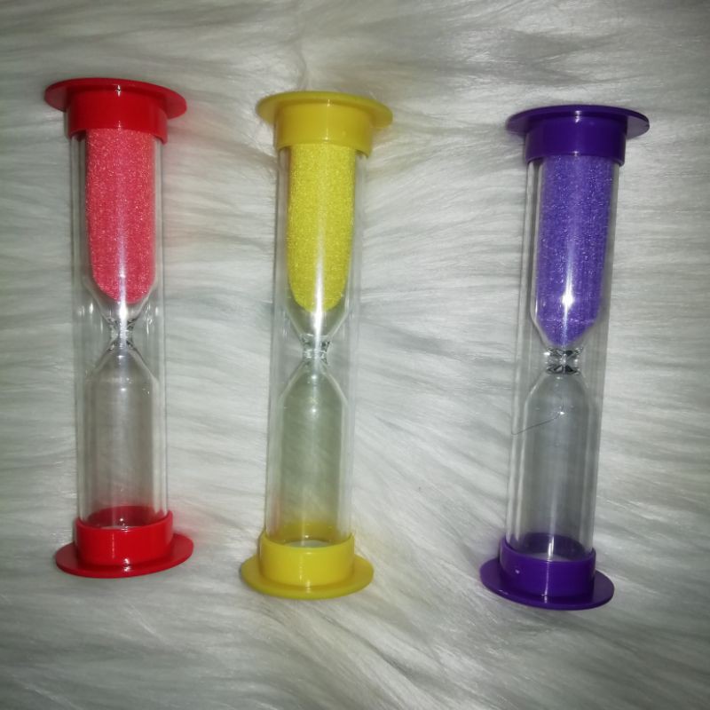 jam pasir 3 menit (foto asli) waktu sikat gigi