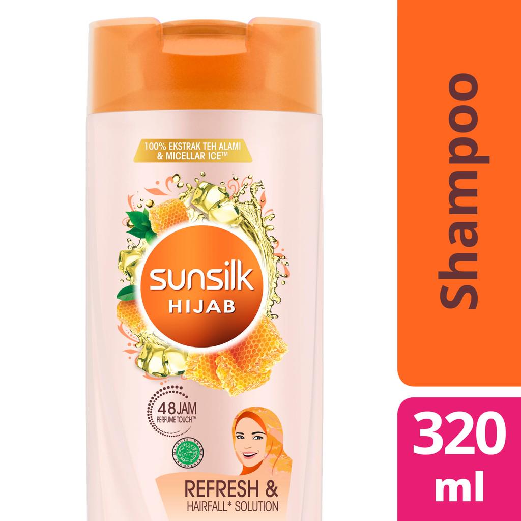 Sunsilk Hijab Recharge Refresh & Hair Fall Solution Shampoo 320 ml Free Pouch-1