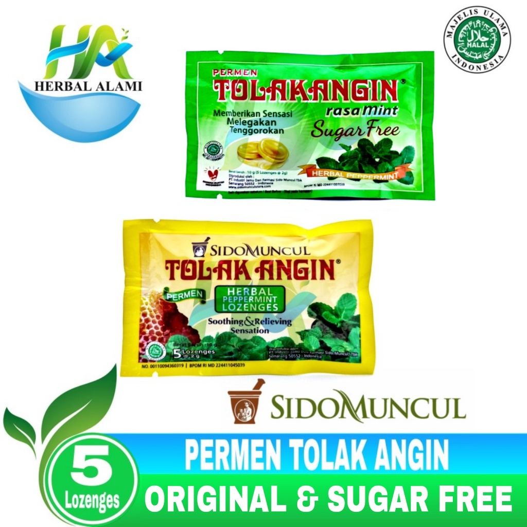 Tolak Angin Permen isi 5 - Permen Tolak Angin Herbal