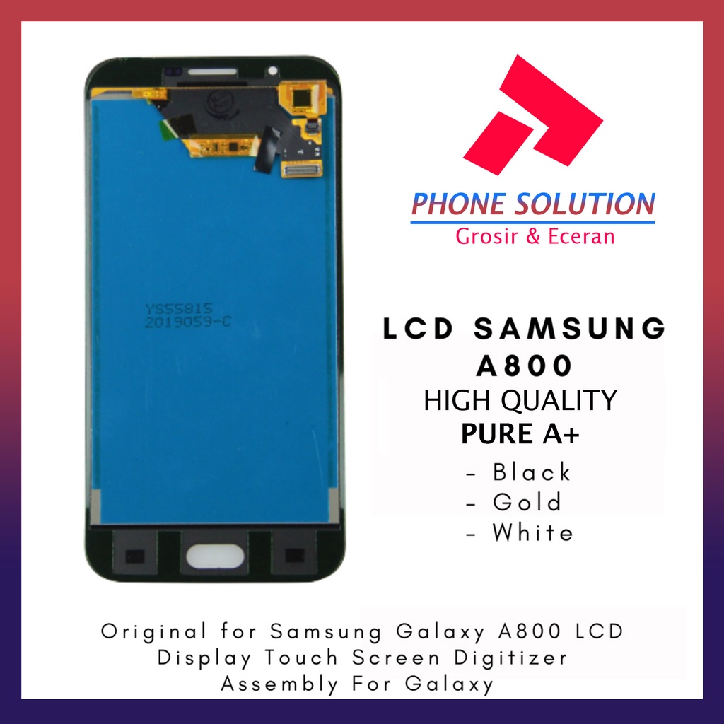 LCD Samsung A8 A800F / LCD Samsung A8 Duos A800X Fullset Touchscreen // Supplier LCD Samsung - Garansi 1 Bulan