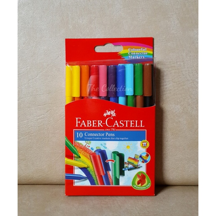 

Hemat Atk0236Fc 10 Warna Connector Pen Faber Castell Spidol 11150A Faber- Tk Limited