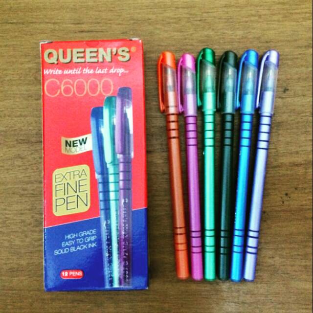 

Queen's Extra Fine Pen (Warna Hitam)