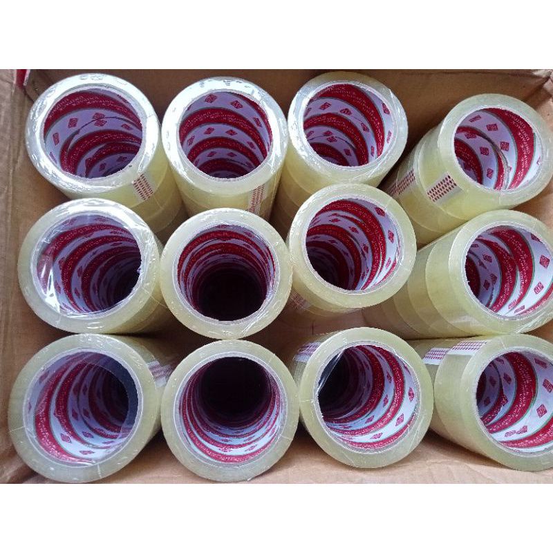 

lakban bening / transparan unipack 2 inchi 90 yard per dus