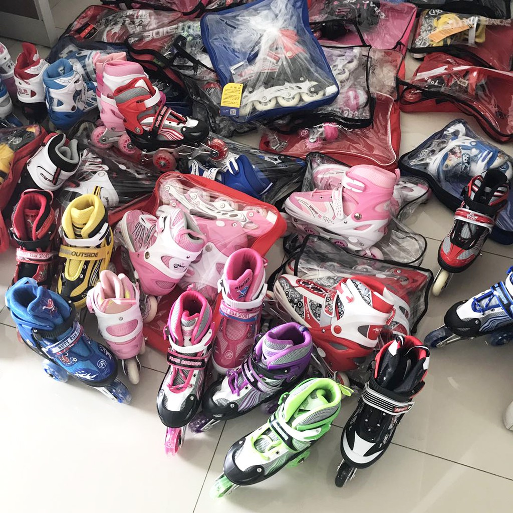 Sepatu Roda Inline Skate Sepatu Roda Anak Power Inline Skate POWER SUPERB Model BAJAJ