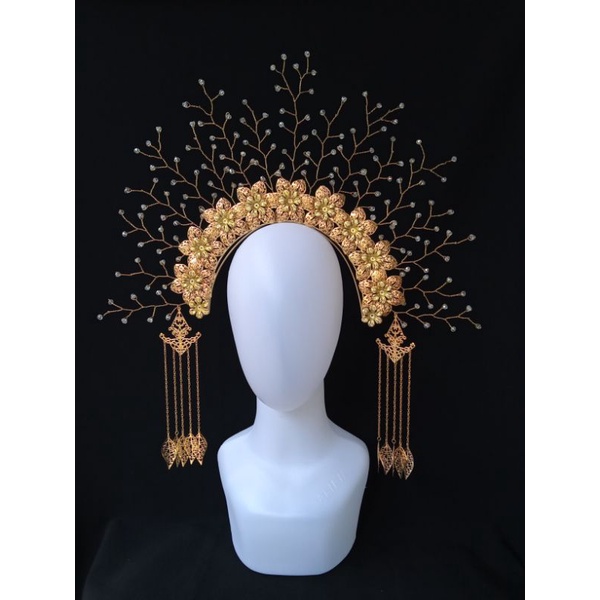 suntiang sunting melayu modifikasi suntiang padang minang modifikasi kristal premium