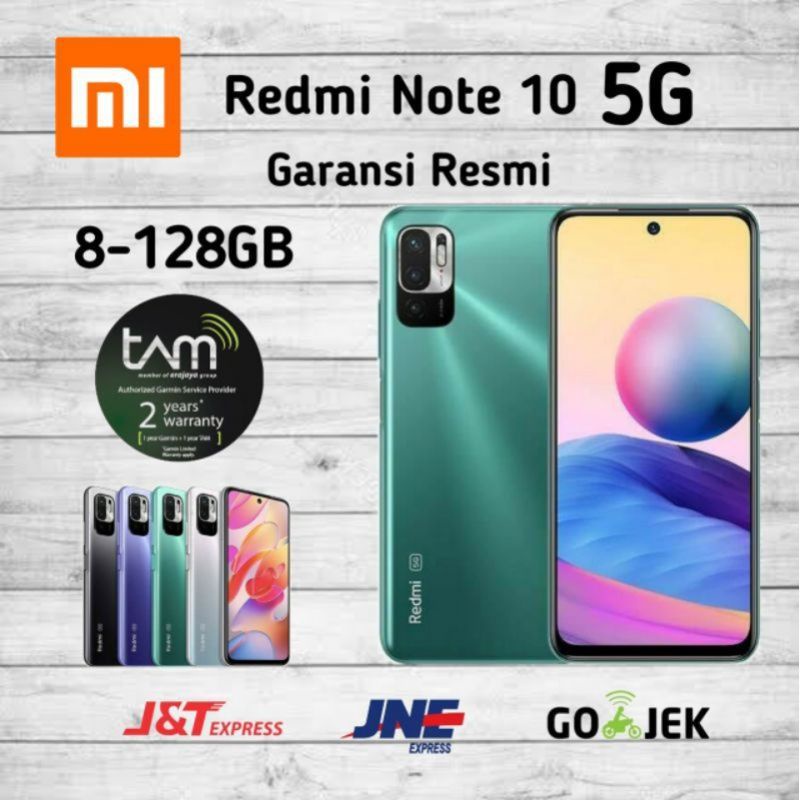 Hp Xiaomi Redmi Note 10 5G Ram 8/128gb Ram 4/128gb Garansi resmi 1 Tahun Tam No Repack