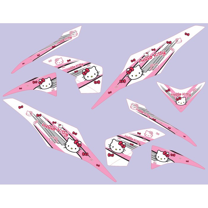 Sticker Mio M3 Striping Hello Kitty