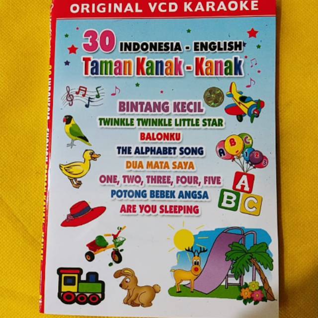 VCD ORIGINAL LAGU TAMAN KANAK KANAK