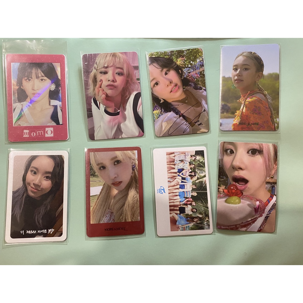 Twice Photocard More & More  MnM FoL Formula of Love ToL Taste of Love Jeongyeon Momo bene benefit M