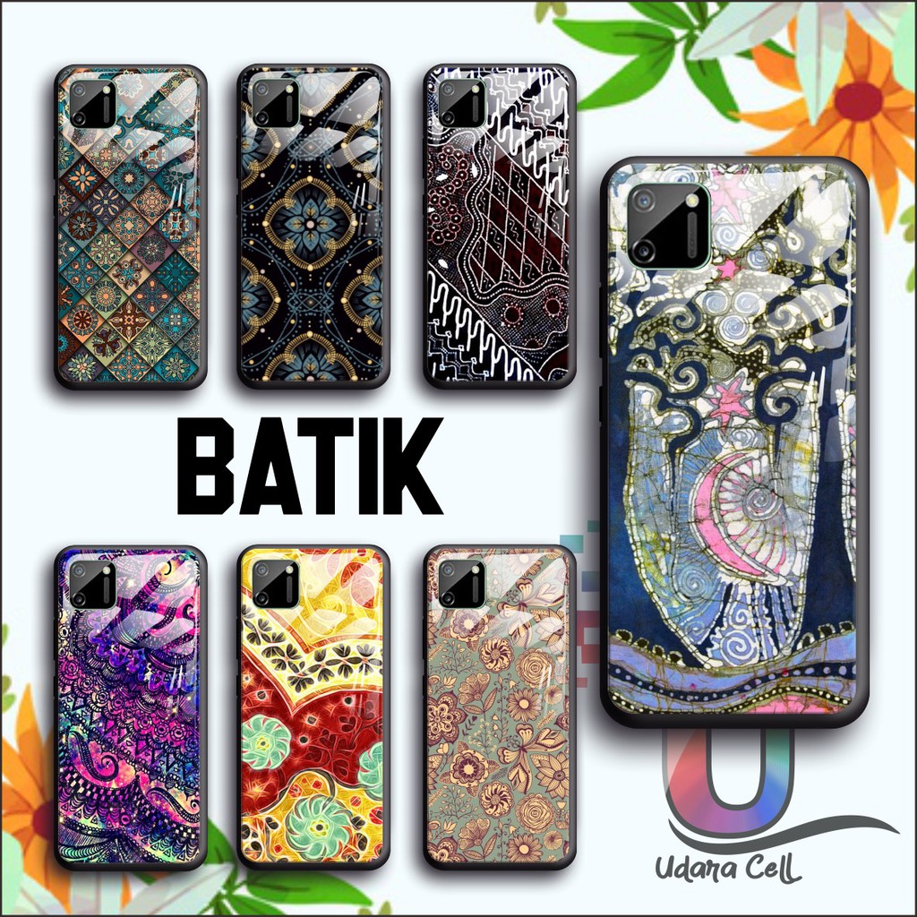 Softcase Back Case Glass Batik Xiaomi redmi 4a 5a 6a 7a 8a 3 4x note4 note4x note5 UC4505