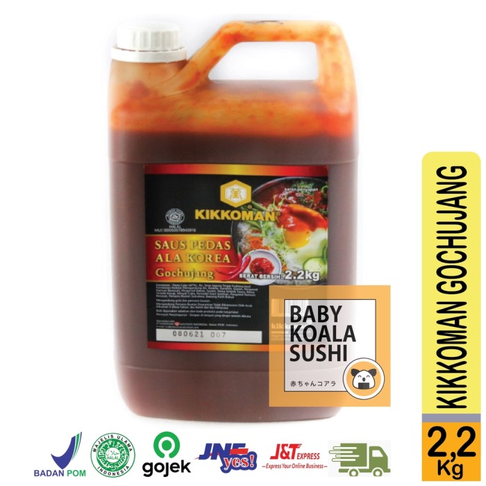 

Promo Spesial - Gochujang Halal 2 Liter By Kikkoman | Saus Pasta Cabai/Cabe Go Chujang - Non