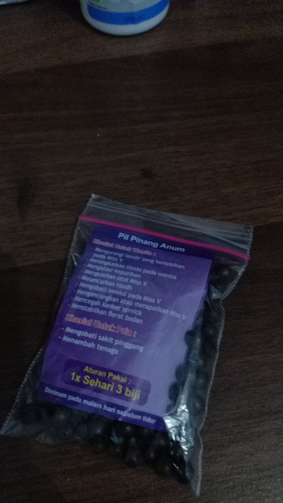 Pil Pinang Anum Kering