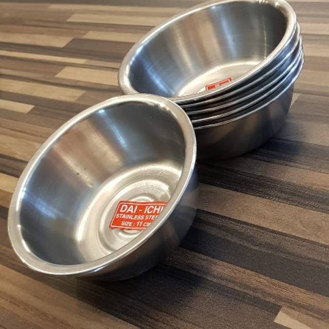 Stainless bowl 11cm /cetakan nasi tim(6 pc)