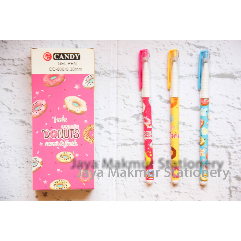 Pen gel candy donuts CC-808 0.38 mm