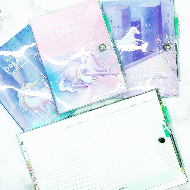 

Notes unicorn besar with pen