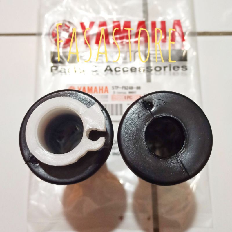 Handgrip Handfat Selongsong Gas Sepasang Yamaha Jupiter Z Vega R ZR MX Fiz R RX king Vixion 5TP-1