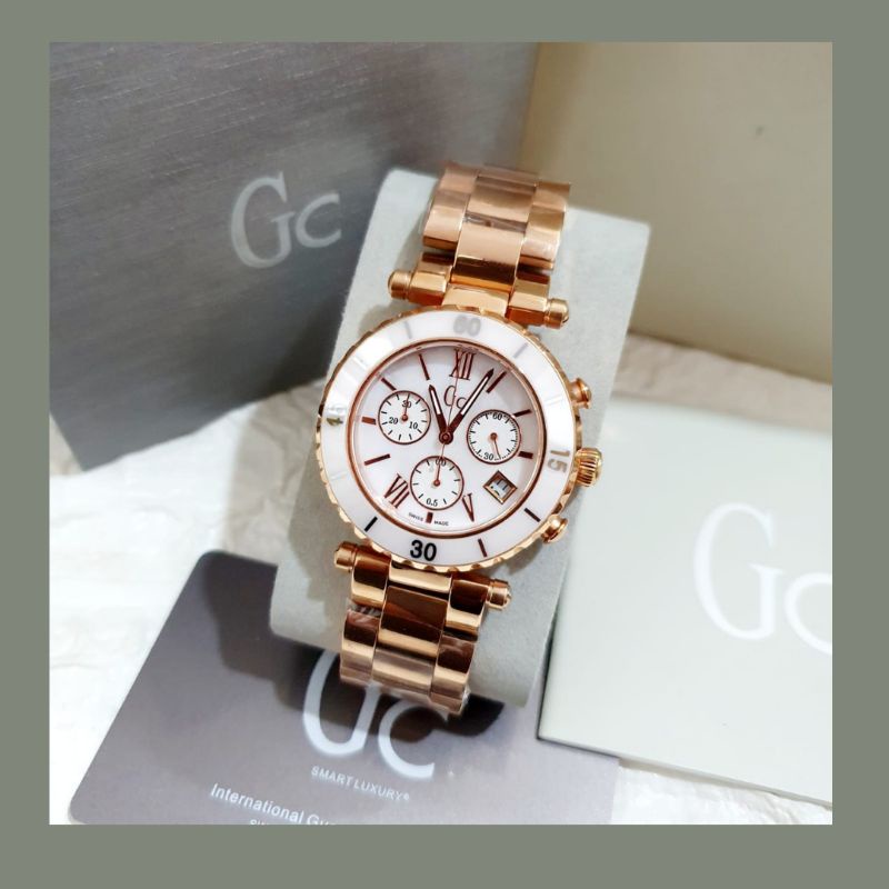 100% Original Jam Tangan Wanita Guess GC GLC47504M