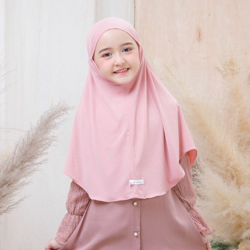 Hijab Anak Bergo Premium / Hijab Tasya Bergo Anak Bergo Maryam Anak / Jilbab Anak Bergo 4-7th