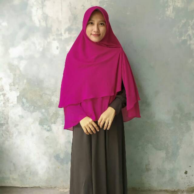 Khimar Cerutty Premium 2Layer